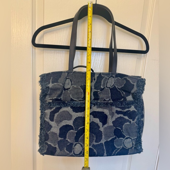 NOT 4sale Kate Spade Sam Blue Denim Floral Shoulder Tote Bag - Picture 9 of 12